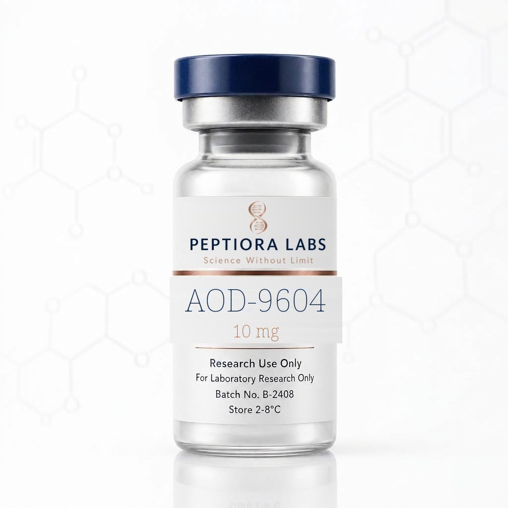 AOD-9604 10 mg Vial laboratory presentation, research use only